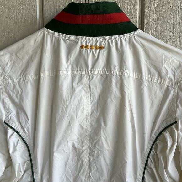 Coogi Nylon Bomber Jacket in White Girl’s Size L - Picture 6 of 8